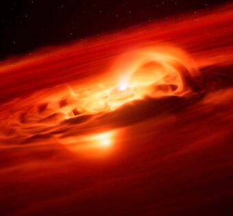 Descubierto un planeta errante que crece a un ritmo récord