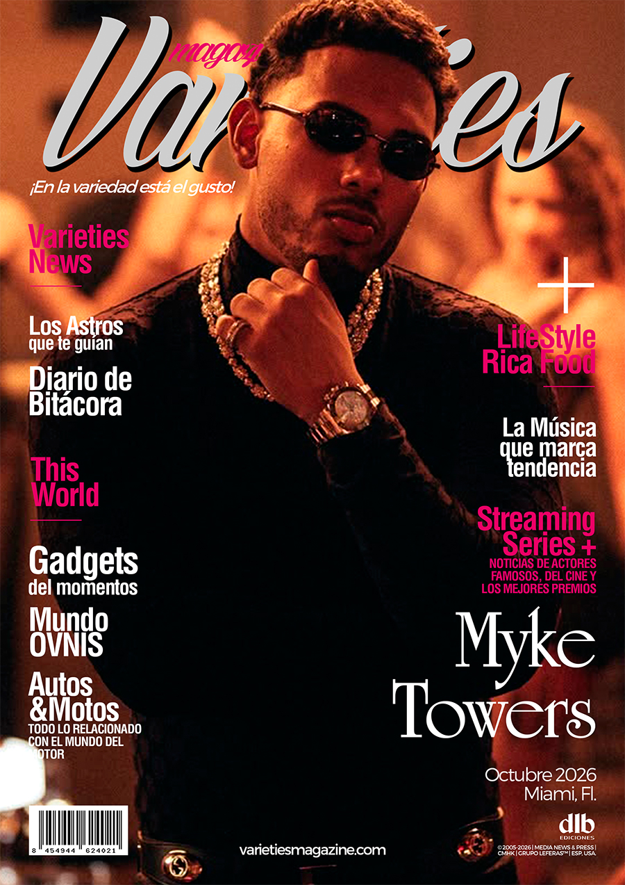 Myke Towers cover Varieties Magazine